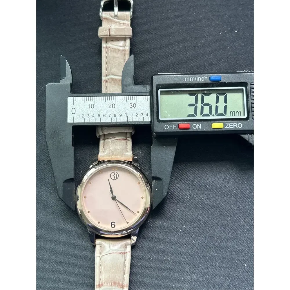 3T Rose Gold Tone Case Pink Dial Women’s Quartz Watch